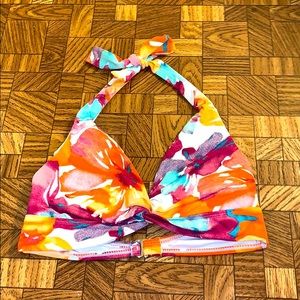 Loft Floral Halter Bikini Top